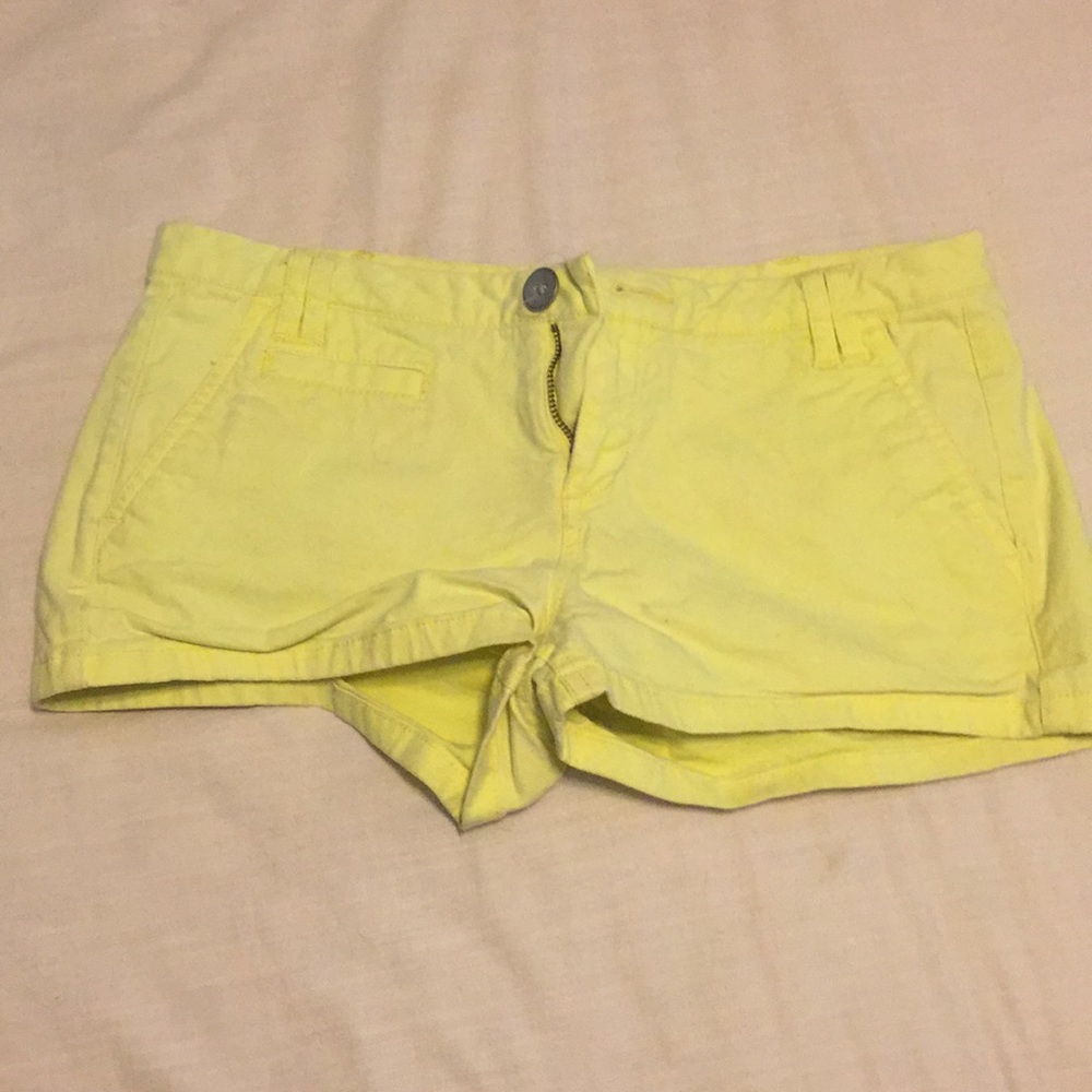 Neon booty shorts